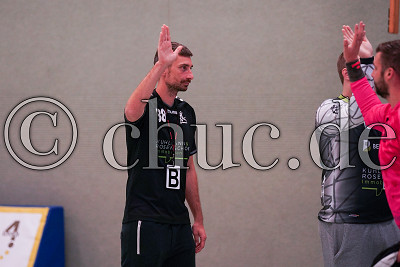George Cadar (Trainer TG Friedberg), Bezirksoberliga Gießen - TG Friedberg gegen HSG Dutenhofen/Münchholzhausen III, Friedberg, Halle am Seebach, 27.09.25