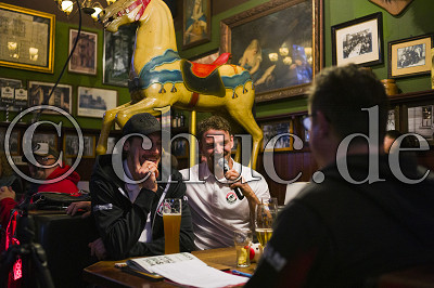 -91- Marc El-Sayed (EC Bad Nauheim), Fantalk EC Bad Nauheim in Willy's Pub, Bad Nauheim, Willy's Pub, 09.11.25