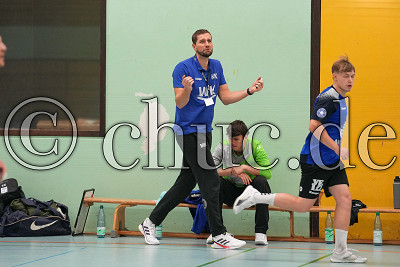 Max Kühn (Trainer HSG Lumdatal), Bezirksoberliga Gießen - HSG Mörlen gegen HSG Lumdatal II, Bad Nauheim - OT Nieder-Mörlen, Frauenwaldhalle Nieder-Mörlen, 29.11.25